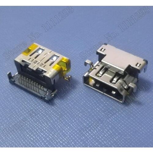 10pcs/lot HDMI Jack connector for Asus A55V A55VD A55VM K55V K55VD K55VM K55VJ N552V N552VW 552VX N750JK X45V X45VD HDMI Socket