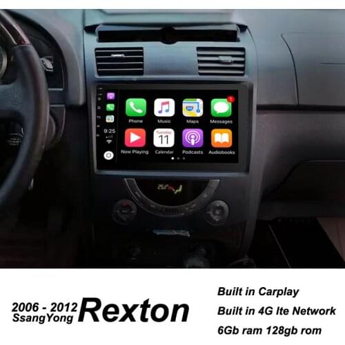 2Din Multimedia Video Player For SsangYong Rexton Android Car Radio 2006 - 2012 Stereo GPS Navigation Radio NO DVD