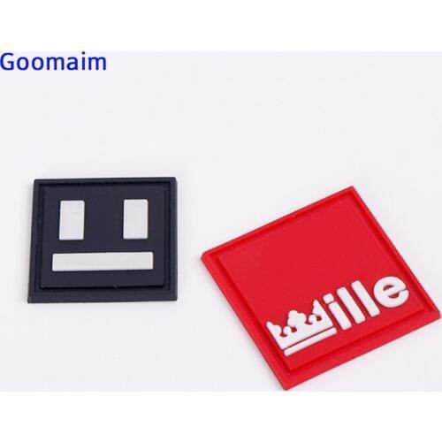 Custom 3D rubber patch PVC Patch for germent labels hand Private name labels for clothing DIY decorate handmade tag for dress