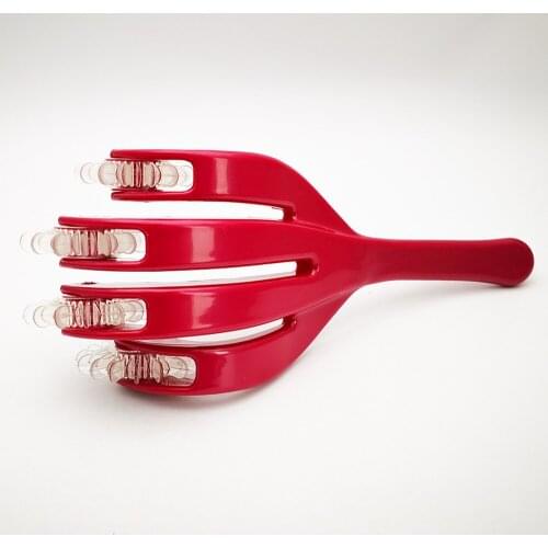 4 Fingers Buttock Hip Massager Roller Rolling Head Back Leg Body Relax Relieve Fatigue Promote Blood Circulation