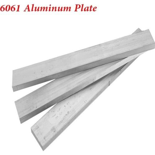 6061 Aluminum Alloy Plate Thickness20*60*200mm AL Sheet Model Parts Car Frame Metal DIY Material