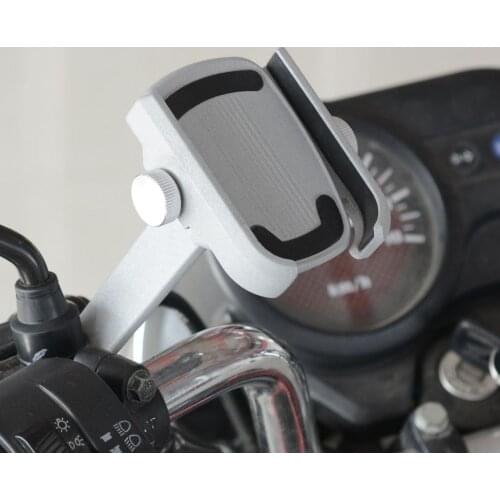 Motorcycle Navigation Rotating Bike Mobile Phone Aluminum Bracket Mount
