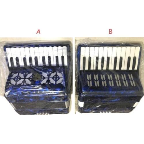 Free shipping! SunRhyme 22K8B portable size 22 Keys 8 Bass kids' accordion 22 Keys 8 Bass accordion for Children(2 panel options