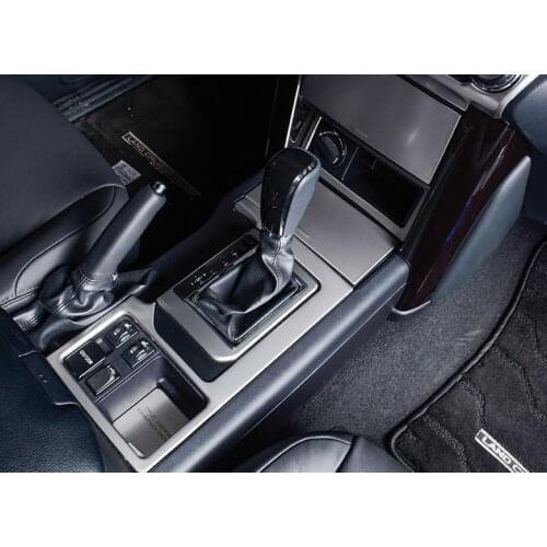 For Toyota Land Cruiser Prado 150 2018 2019 2020 Stainless Steel Gear and USB Charging Socket Trim Cover Car Accessories