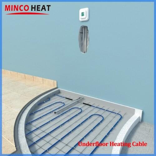 Twin Conductor Under Tile Laminate Floor Heating System Underfloor Heating Cable 20W/m Rapidly Heating