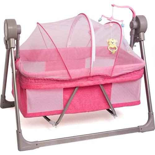 Newborn Baby Electric Sleeping Basket, Artifact Rocking Cradle Bed, Automatic Intelligent Chair