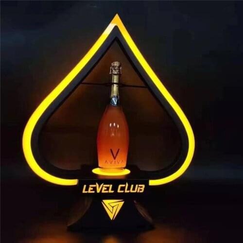ACE OF SPADE CHAMPAGNE BOTTLE DISPLAY FOR NIGHTCLUB