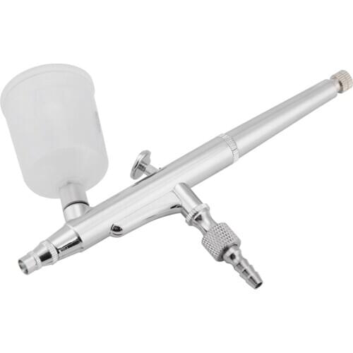 Gravity Feed Dual-Action Airbrush Kit Set for Art Craft Paint Hobby Model Body Nail Air Brush 0.2/0.3/0.5mm 20cc and 40cc