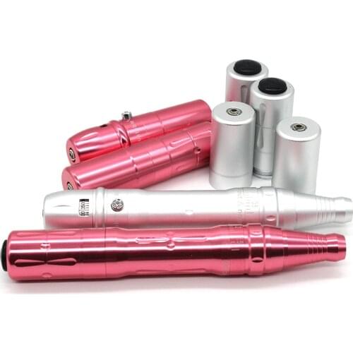 1 Wireless Permanent Makeup Machine Pink with 2 Batteries for Eyebrow/Lip/Eyeliner