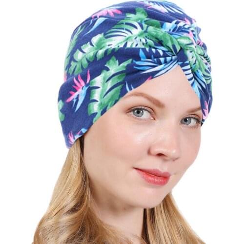 Muslim Women Cotton Knitted Turban Hat Headscarf Cancer Chemo Beanies Cap Headwrap Plated Headwear Hair Accessories