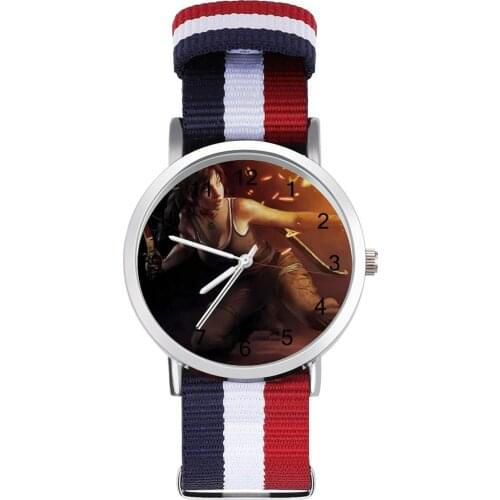 Tomb Raider Quartz Watch Home Design Wrist Watch Boy Vintage Promotion Wristwatch
