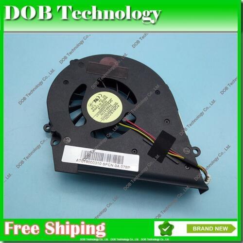 New Laptop fan for Toshiba Satellite A200 A205 A210 A215 A350 -12J A355 DFS531405MC0T F6S9-CCW 081408A CPU cooling Fan