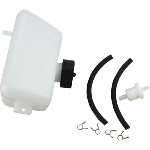 Motorcycle Radiator Coolant Overflow Expansion Bottle Tank Filter Tubing For 2 Stroke 49cc Pocket Bike Motocross