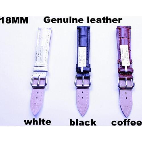 Wholesale 10pcs /lots High quality 18MM genuine leather Watchbands watch straps - 3 color available