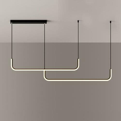 Modern Simple LED Pendant Lamps Nordic Living Room Table Dining Kitchen Bar Chandelier Home Decor Indoor Lighting Fixture