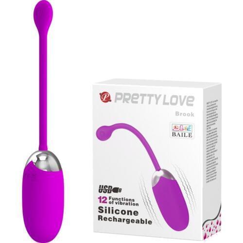 USB Rechargeable Powerful 12 Speed Jump Egg Vibrator G Spot Clit Stimulator Vaginal Massage Masturbator Bullet Vibrator Egg