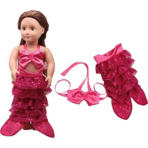 Super cute 1 set Mermaid dress for 18 inch girl doll doll for 18" doll clothes dress set