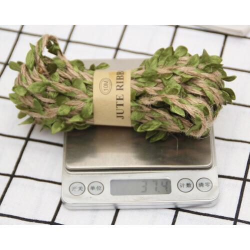 10M Jute Twine DIY Hemp Rope Linen Cord Jute Thread Yarn Decor for DIY Toy Crafts Parts Vintage Rustic Wedding Decoration Tools