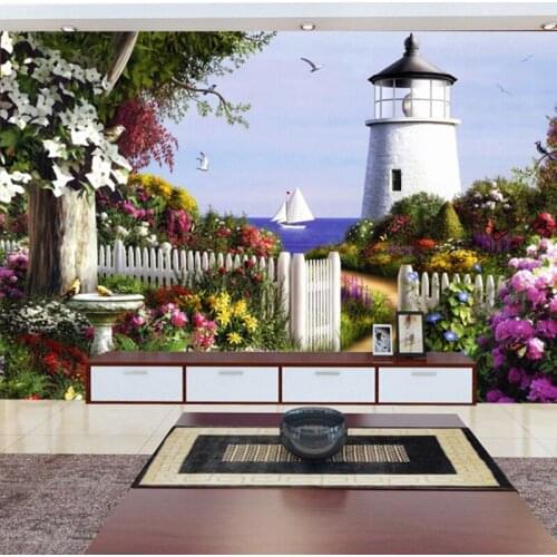 3D Wallpaper Pastoral Path Landscape Photo Wall Mural Bedroom Living Room TV Sofa Backdrop Wall Painting Papel De Parede 3D Sala