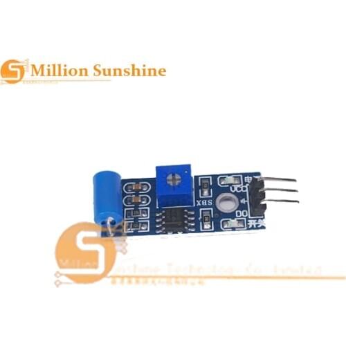 5PCS SW-420 Normally Closed Vibration Sensor Module SPST-NC Vibration Switch Alarm Sensor Module