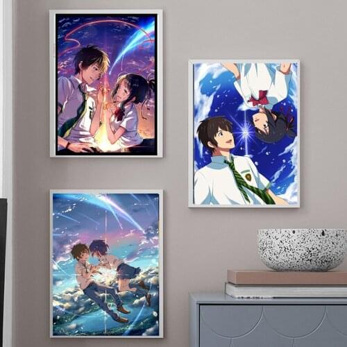 Diamond Painting Your Name Comic Movie Cartoon Anime Movie Diamond Mosaic European Decoration Landscape Wall Art