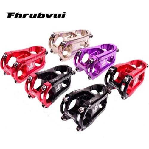 Aluminium Stem MTB Mountain Bike Stem potence Titanium Bolts Colors Short HandleBar Stem for 28.6mm Bicycle Fork
