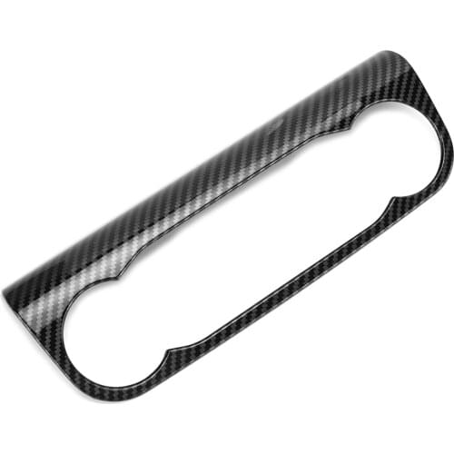 Car styling auto mirror accessories Air Conditioning Switch Trim Cover Carbon Fiber Style Replacement for Ford Focus 2019-2021