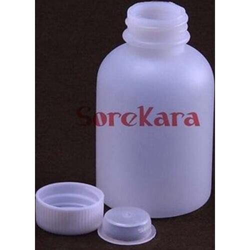 150ml White plastic Bottle Reagent Bottle Sample Vials Plastic Lid Screw Cap Screw On Cover