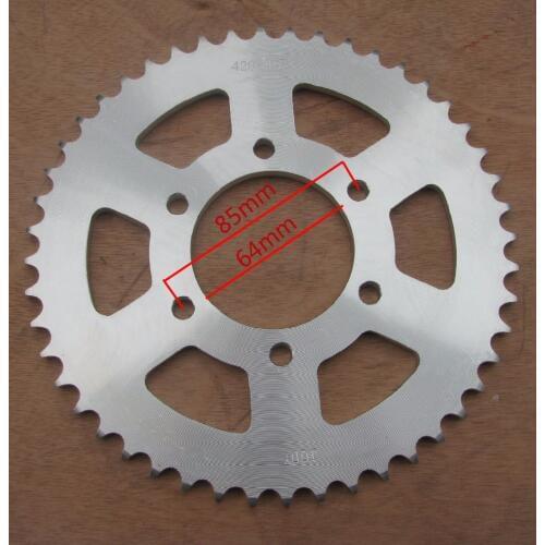 Free shipping Jinan qingqi tibetan mastiff qm200gy big sprocket 428 48t for suzuki gxt200 motorcycle parts