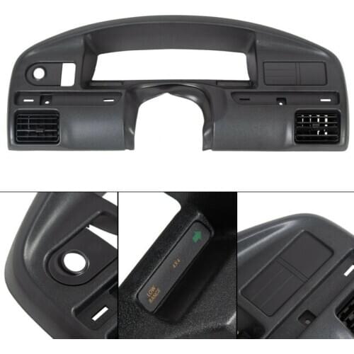 Black Dash Panel Bezel For Ford Bronco F150 F250 F350 W/Manual Transfer Case NEW