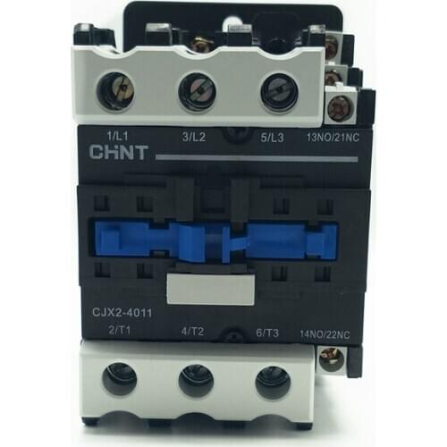 CHINT AC Contactor CJX2-4011 1NO+1NC 40A 50Hz Coil Voltage AC220V 380V 110V 36V 48V 24V