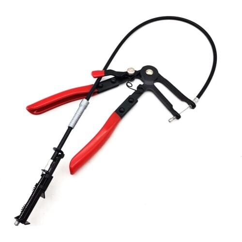Flexible Hose Clamp Plier Hand Car Repair Tool Brake Fuel Water Pipe Long Reach