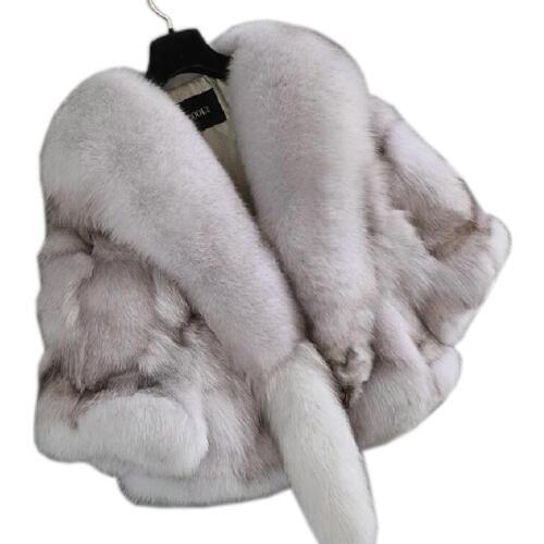 HARPPIHOP Natural Fur Coats
