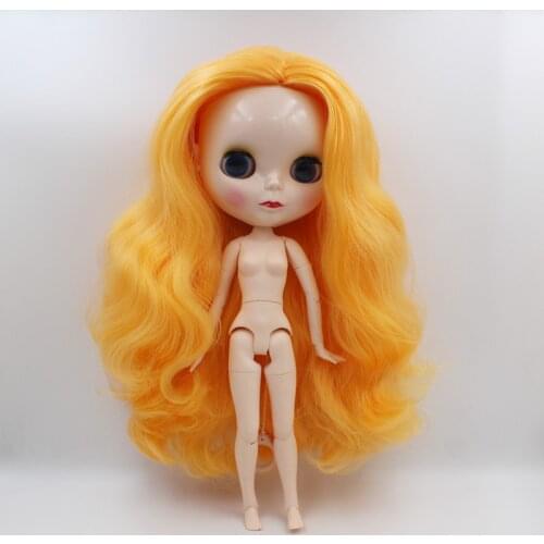 Blygirl,Blyth dolls, egg-yellow curls, 19-joint and 7-joint new dolls, normal face shells, 1/6 dolls, nude dolls