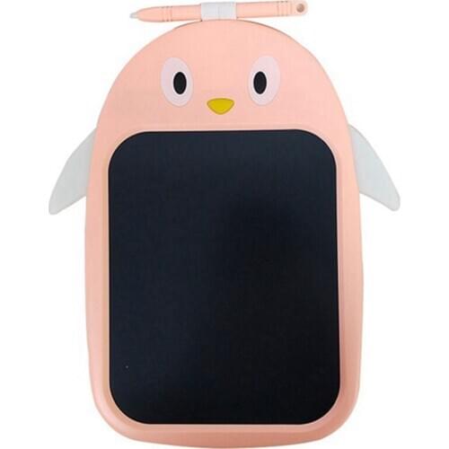 Mini LCD Writing Color Board Childrens Penguin Color LCD Digital Drawing Writing Tablet One-Button Lock Screen