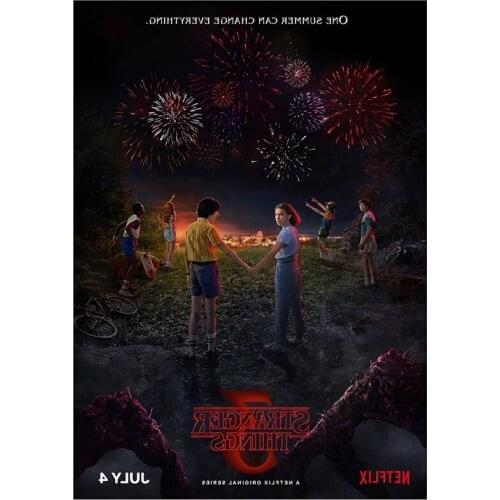 Stranger Things Season 3 Posters Wall Stickers Glossy Paper Clear Image Home Decoration FC437