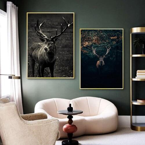 Deer In The Forest Full of Artistic Temperament Canvas Paintings Decorative Art Wall Art Picture for Living Room Home Decoration