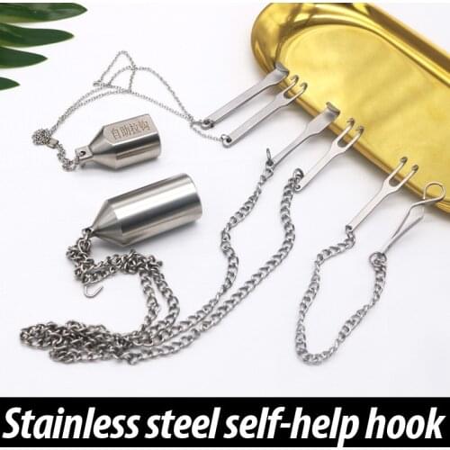 Stainless steel eye bag self-hook cosmetic eyelid retractor double eyelid surgery tool nose eye instrument