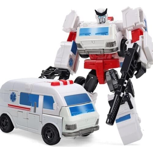 Newest 18CM Transformation Robot Car Toys ABS Action Figure Brinquedos Classic Aircraft Tank Military Model Children Gift