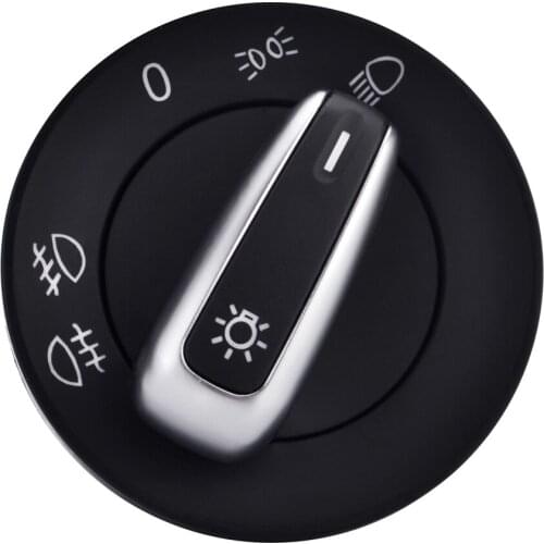 Zeroclearance Headlight Switch Lamp Knob For VW Golf 5 6 GTI Mk5 Mk6 Je.tta 5 6 Passat B6 Touran Tiguan 5ND 941 531 5ND941531A