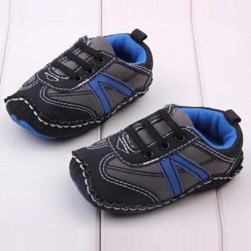 Spring and autumn handmade mark line baby toddler shoes baby soft sole shoes
