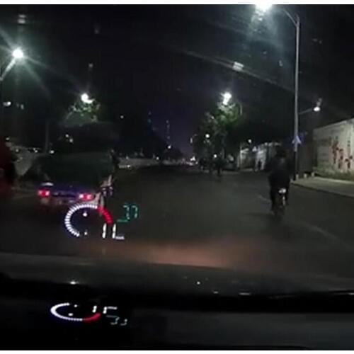 X6 3.5" Auto Hud Head Up Display Car Speedometer OBD2 Over Speed Voltage Alarm Windshield Projector