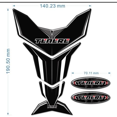 Tank Pad Protection Stickers XT 1200 Z WORLD CROSSER Kit For YAMAHA SUPER TENERE XT1200Z Trunk Luggage 2010 2011 2012 2013