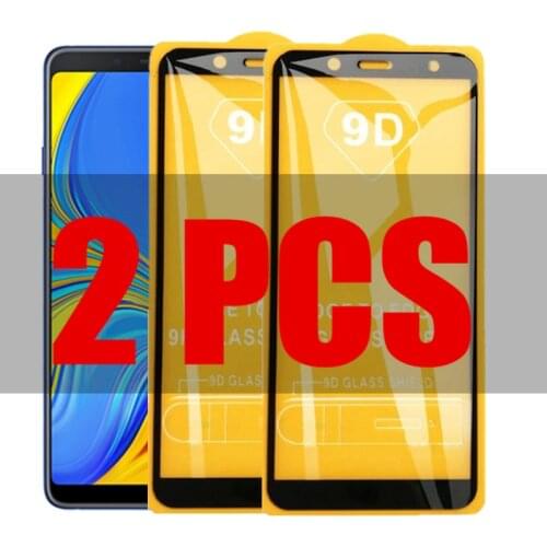 2Pcs 9D Glass For Samsung A9 2018 Protective Glass on the for Samsung Galaxy A9 2018 A9S SM-A920F/DS Screen Protector Film