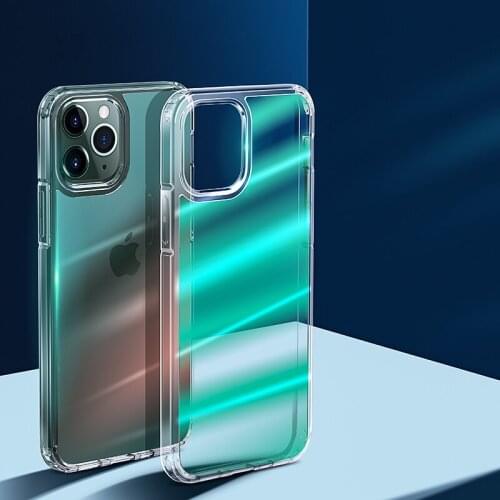 Wlons Optics Gradient plating Protection Case for Apple iPhone 11 Pro Max Drop-tested Armor Case for iPhone11 Pro Max Back Cover
