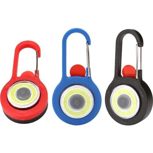 Safety LED Keychain Light Carabiner Work Flashlight Adventure Lights Multifunctional Tool for Outdoor Backpacking Camping