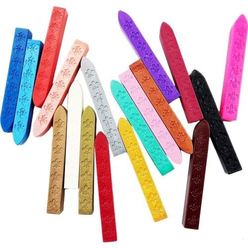 1 Pcs/pack Sealing Wax Stick For Letter Wedding Invitations Mulit-color Vintage Cord Wick Vintage Sealing Wax Sticks Seal