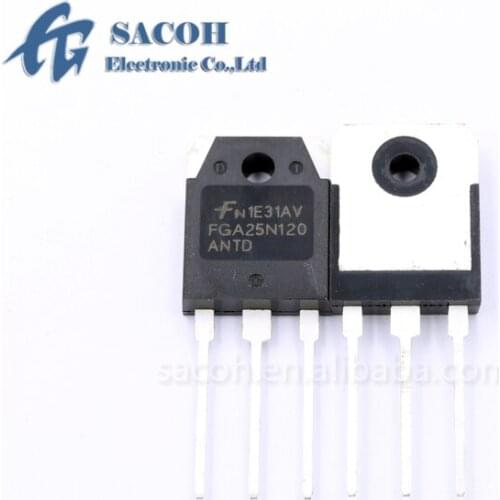 10Pcs FGA25N120ANTD or FGA25N120FTD or FGA15N120ANTD or FGA15N120AND or FGA15N120FTD TO-3PN 25A 1200V IGBT
