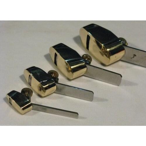 Hot sale 4 pcs various size Mini plane Copper Metal, violin woodworking tools
