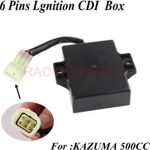6 pins BRAND NEW CDI 500CC 500 XY500 ATV UTV IGNITION ECU REV BOX For Xinyang KAZUMA 500cc ATV Engine DQ-156